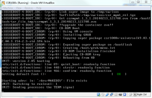 CSR1000v install output