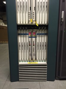 Line Card Chassis - front view