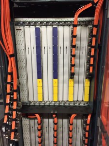 Fabric Card Chassis - rear view