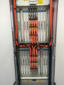 Line Card Chassis - rear view